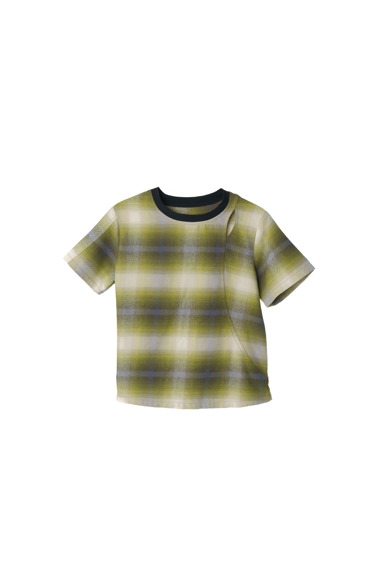 GREEN PANEL TEE