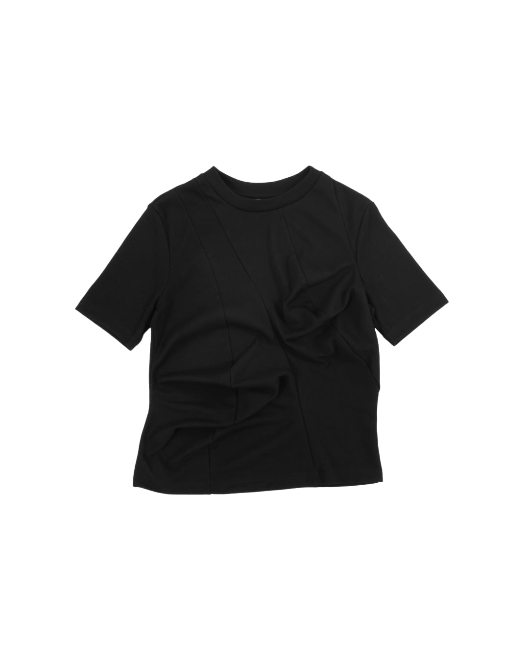 CURVED XUEDI BLACK TEE