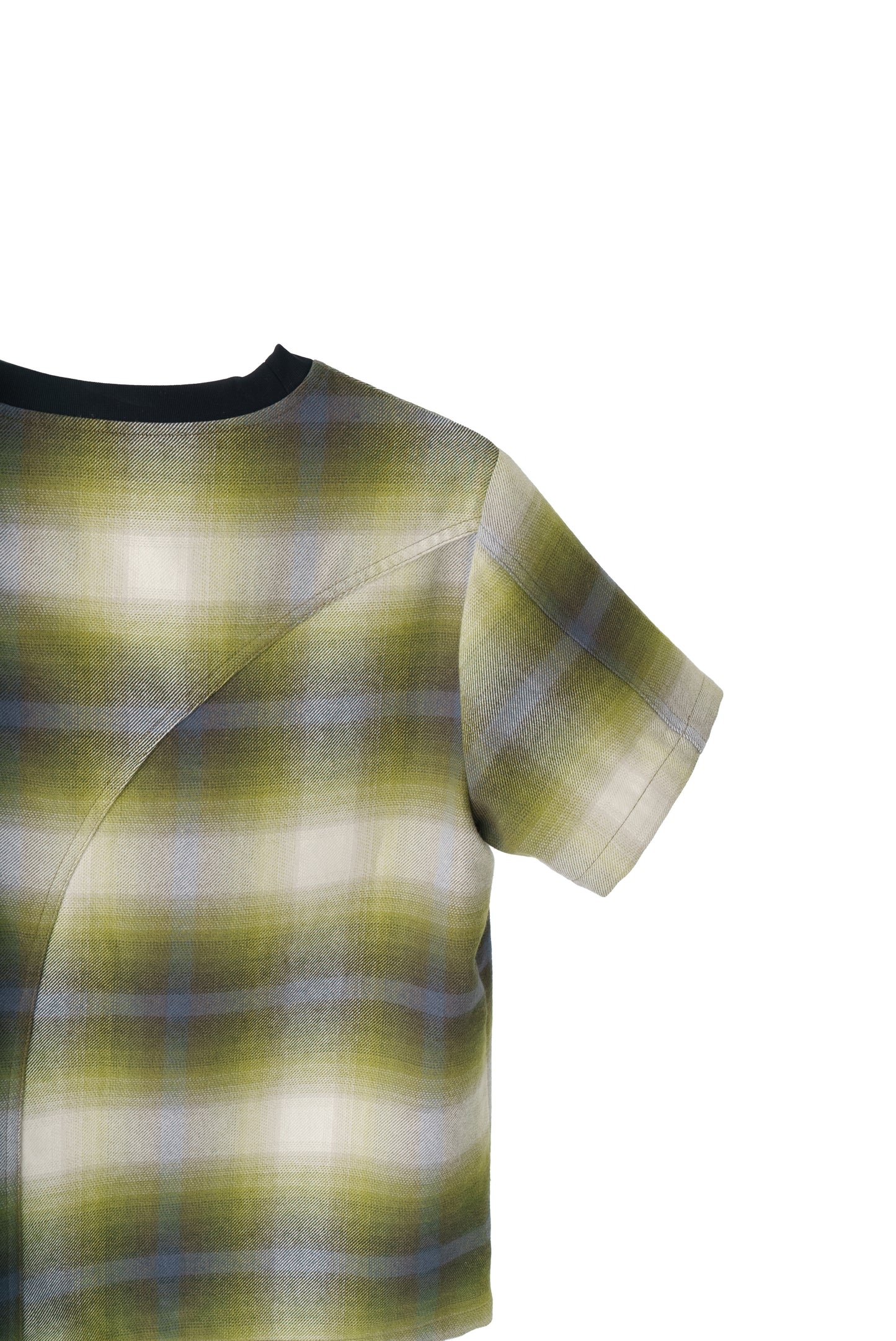 GREEN PANEL TEE