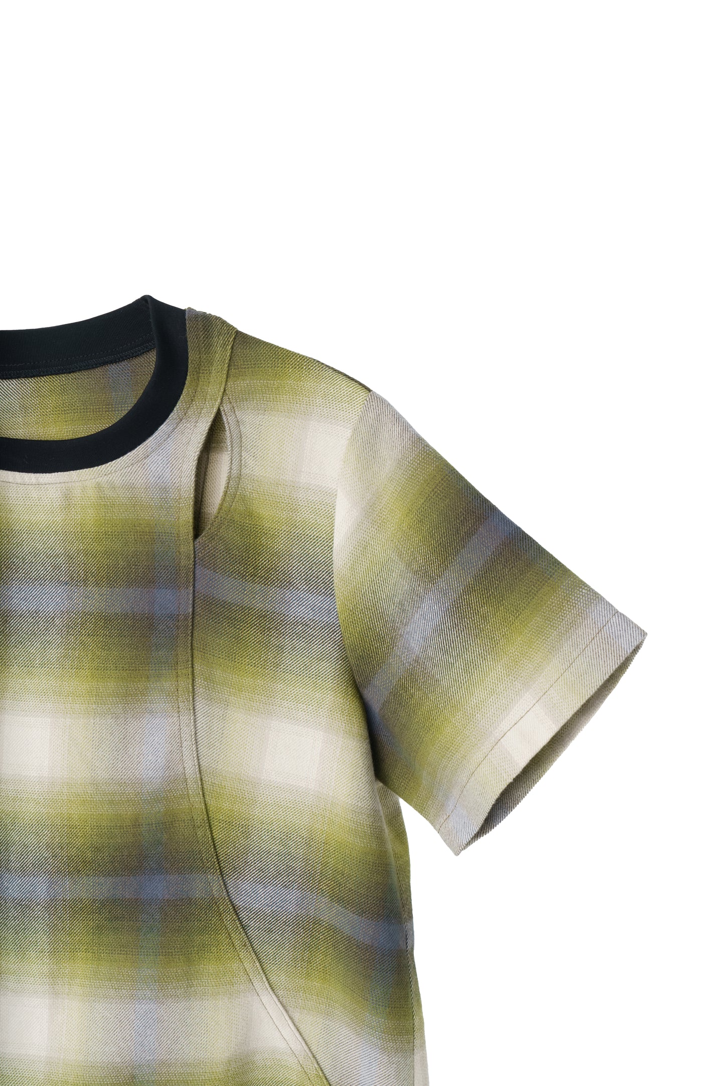 GREEN PANEL TEE