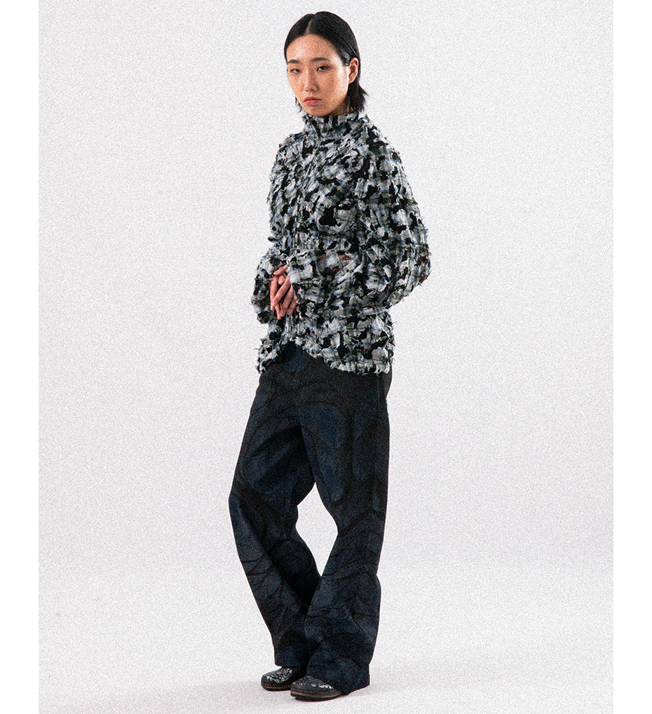 DESTRUCTURED PANEL SHIRT