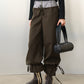 PHANTOM LEG PANTS (Brown)