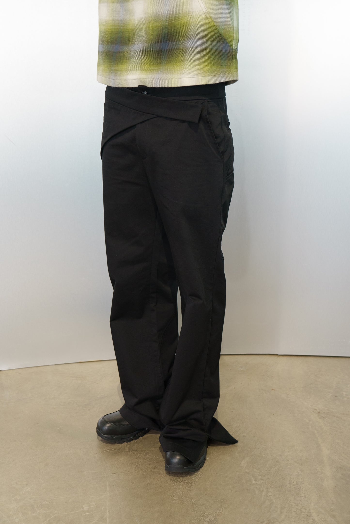 BLACK WORKWEAR TROUSERS