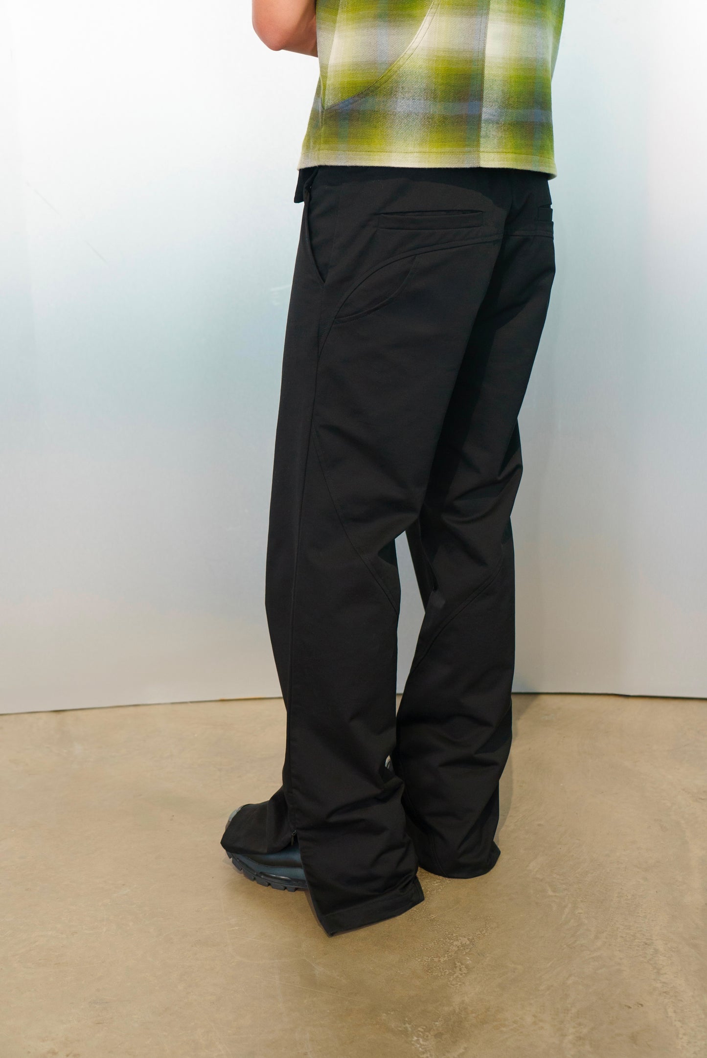 BLACK WORKWEAR TROUSERS